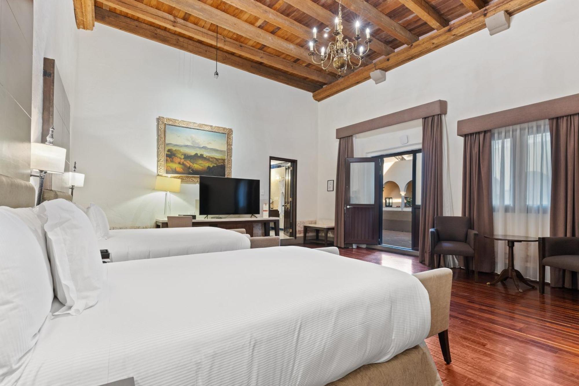 Hotel Quinta Real Puebla Exteriér fotografie A room at the hotel