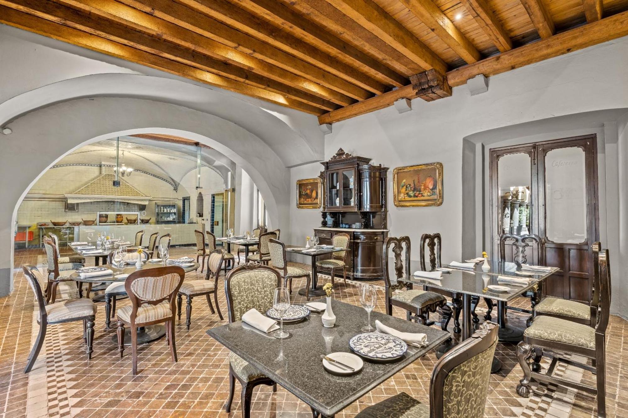 Hotel Quinta Real Puebla Exteriér fotografie Restaurant interior