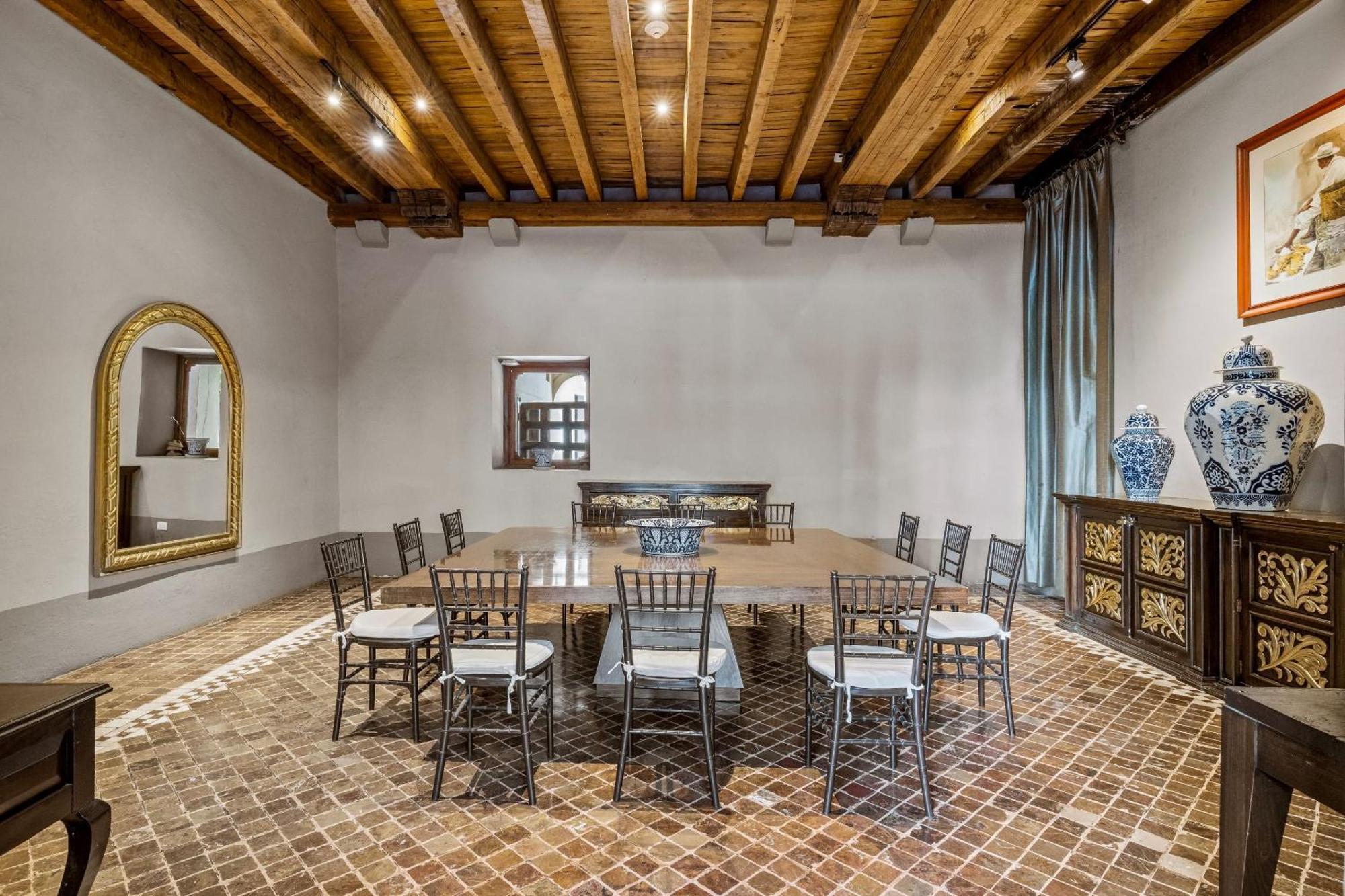 Hotel Quinta Real Puebla Exteriér fotografie The dining room